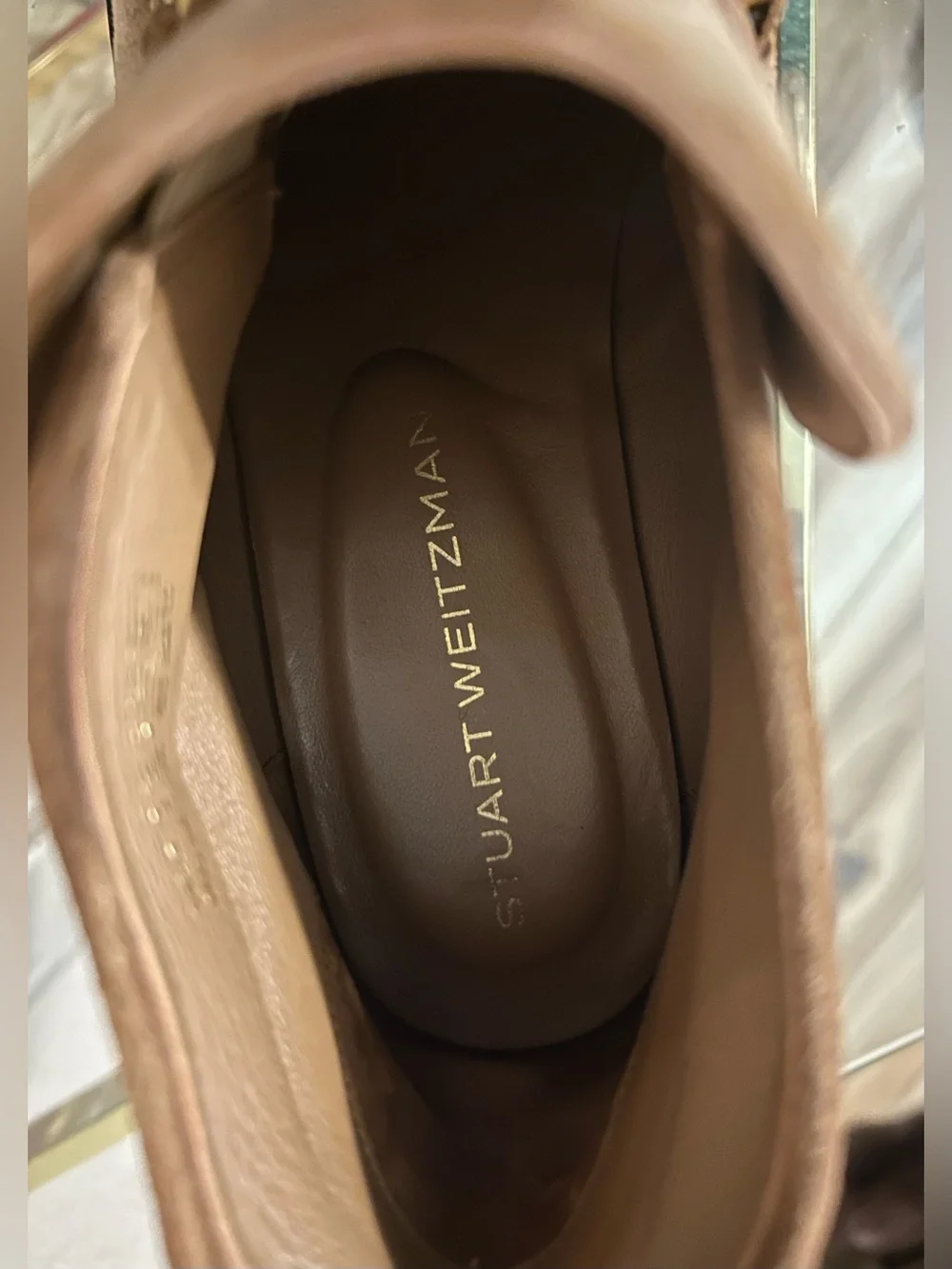 Stuart Weitzman Soluxe Hudson Chukka Bootie Suede Loafers Size 10